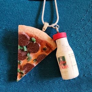 Dion's Pizza and Ranch Necklace